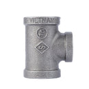 3/4 in. x 3/4 in. x 1/2 in. Black Reducing Tee