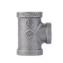 3/4 in. x 3/4 in. x 1/2 in. Black Reducing Tee by PIPE DECOR