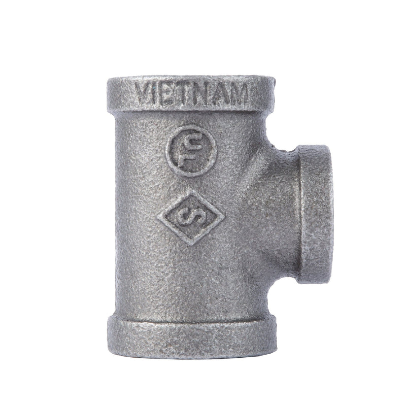 3/4 in. x 3/4 in. x 1/2 in. Black Reducing Tee