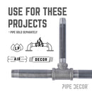 3/4 in. x 3/4 in. x 1/2 in. Black Reducing Tee