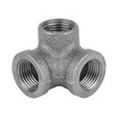 1/2 in. Black Side Outlet Elbow by PIPE DECOR