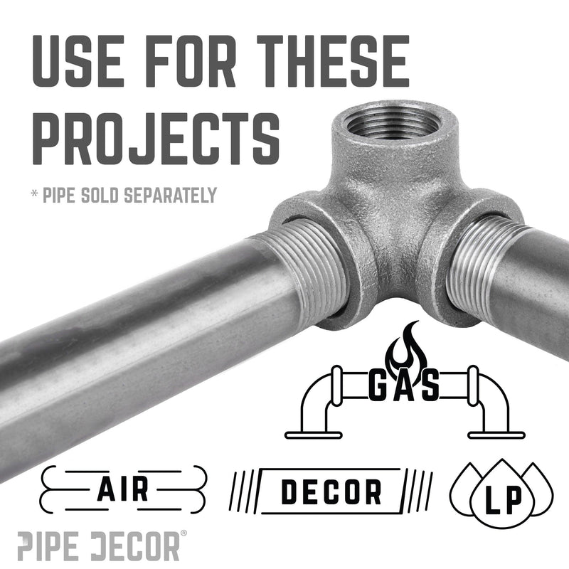 1/2 in. Black Side Outlet Elbow