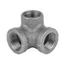 1 in. Black Side Outlet Elbow by PIPE DECOR