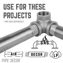 3/4 in. Black Side Outlet Elbow