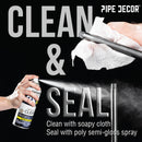 1/2 in. Black Side Outlet Tee by PIPE DECOR
