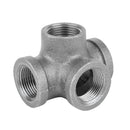 3/8 in. Black Side Outlet Tee by PIPE DECOR
