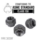 1 1/2 in. Black Union