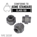 1 1/4 in. Black Union