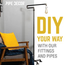 1 in. Black Union by PIPE DECOR
