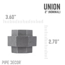 2 in. Black Union
