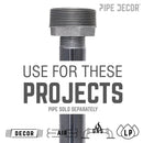 1/2 in. x 1/4 in. Black Bushing