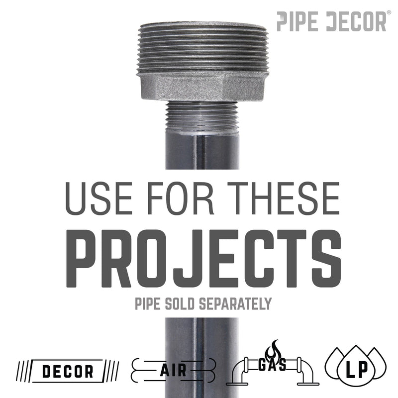 1/2 in. x 1/8 in. Black Bushing