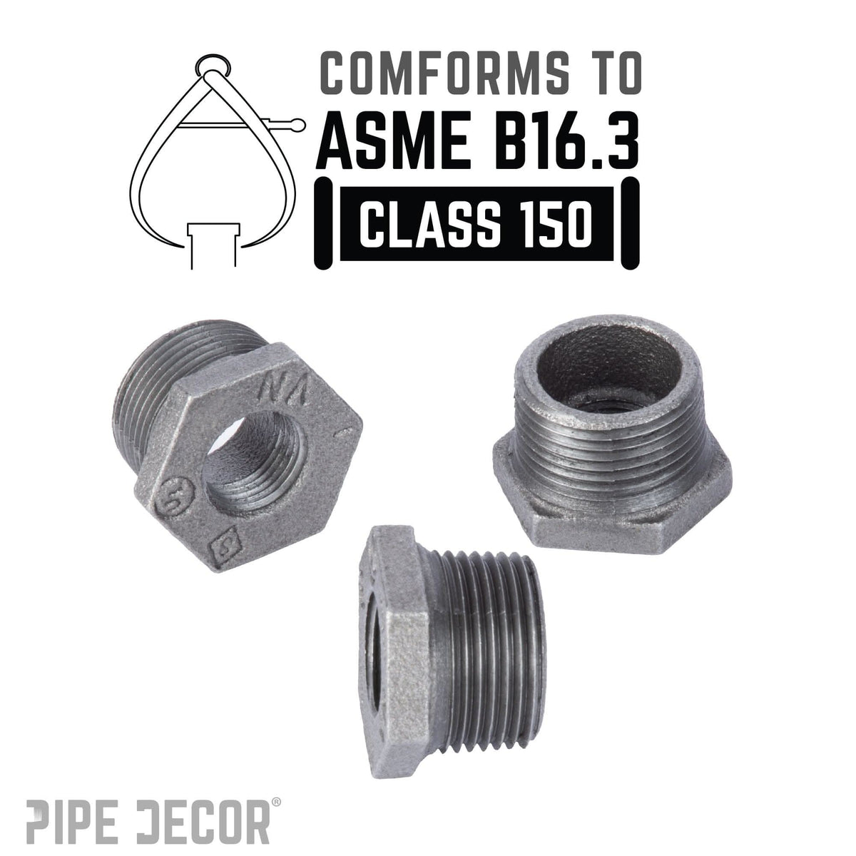 1/2 in. x 3/8 in. Black Bushing, photo 4 of 7