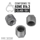 1 in. x 3/8 in. Black Bushing