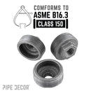 2 in. x 1/2 in. Black Bushing