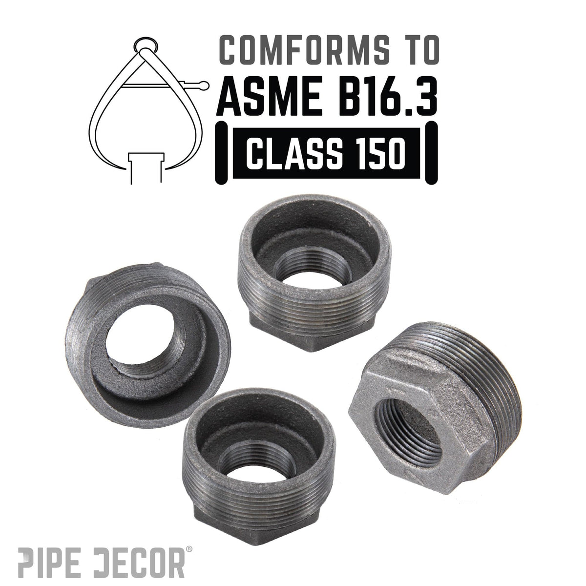 2 in. x 1 in. Black Bushing, photo 4 of 8