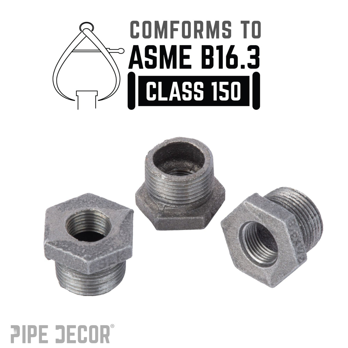 3/4 in. x 3/8 in. Black Bushing, photo 4 of 8