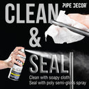 1 in. Black Cap by PIPE DECOR