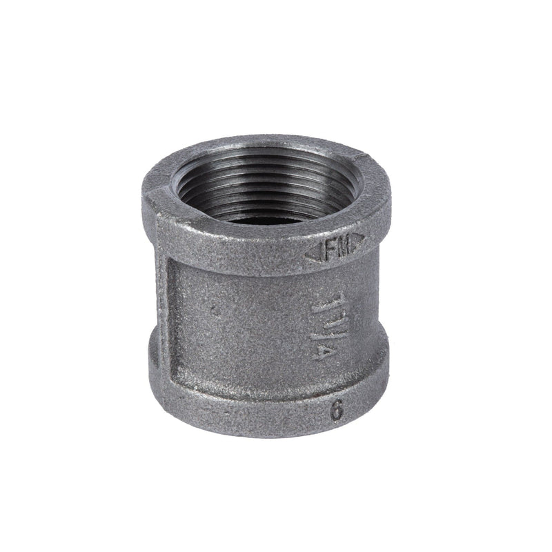 1 1/4 in. Black Coupling