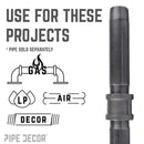 1/4 in. Black Coupling