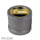 2 in. Black Coupling