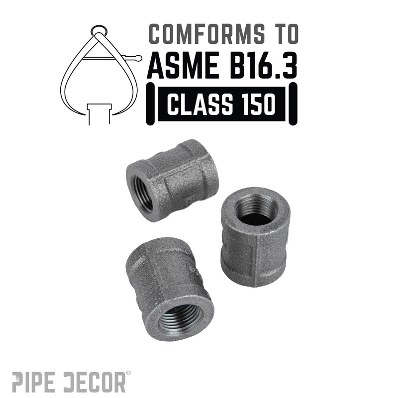 3/8 in. Black Coupling