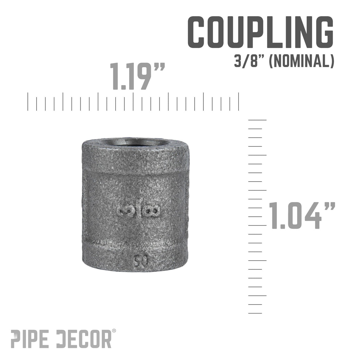 3/8 in. Black Coupling, photo 2 of 7