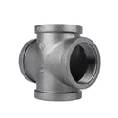 2 in. Black Cross by PIPE DECOR