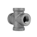 3/8 in. Black Cross by PIPE DECOR