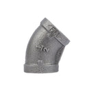 1/2 in. Black 45 Degree Elbow by PIPE DECOR
