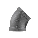 1 in. Black 45 Degree Elbow by PIPE DECOR