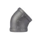 2 in. Black 45 Degree Elbow