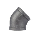 2 in. Black 45 Degree Elbow