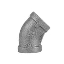3/8 in. Black 45 Degree Elbow by PIPE DECOR