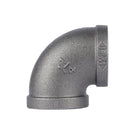 1 1/4 in. Black 90 Degree Elbow