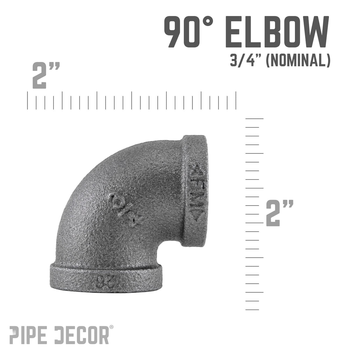 3/4 in. Black 90 Degree Elbow, photo 2 of 7