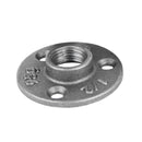 1/2 in. Black Mini Flange by PIPE DECOR