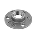 3/4 in. Black Mini Flange by PIPE DECOR