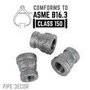 3/8 in. x 1/4 in. Black Reducing Coupling