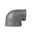 1 1/4 in. x 3/4 in. Black Reducing Elbow by PIPE DECOR