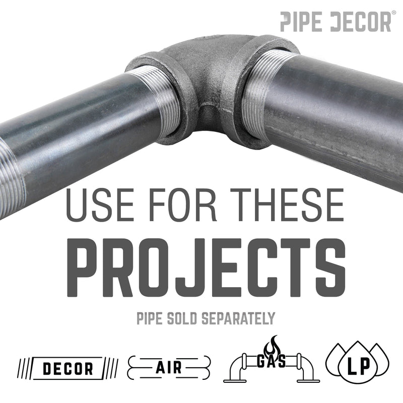 2 in. x 1 1/2 in. Black Reducing Elbow