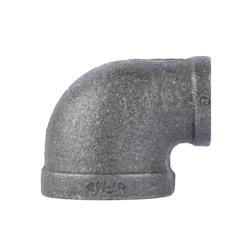 2 in. x 1 in. Black Reducing Elbow