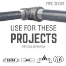 3/4 in. x 1/2 in. Black Reducing Elbow