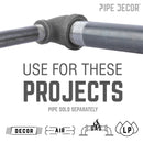 3/4 in. x 3/8 in. Black Reducing Elbow