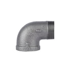 1 1/2 in. Black 90 Degree Street Elbow by PIPE DECOR