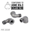 1/2 in. Black 90 Degree Street Elbow