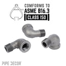 1/4 in. Black 90 Degree Street Elbow
