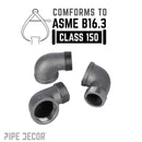 2 in. Black 90 Degree Street Elbow