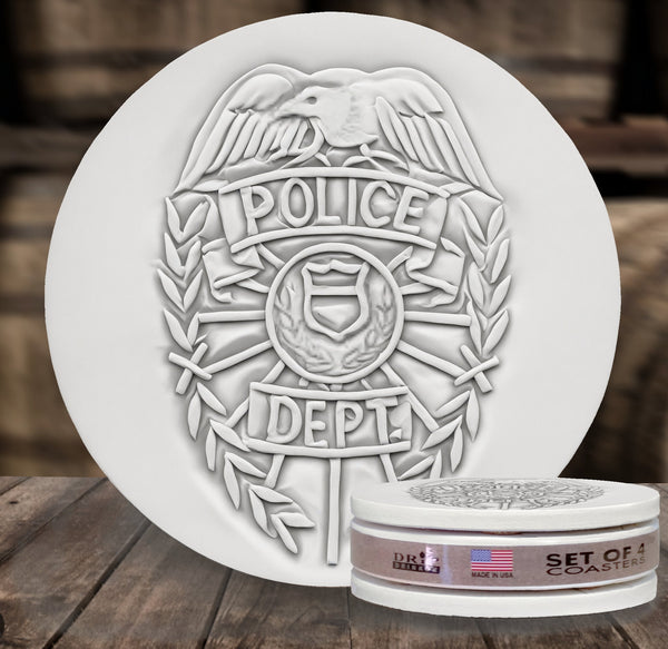 Police Dept Drink Coasters, photo 2 of 7