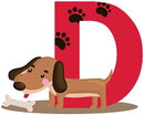 DEKOSH Animal Alphabet Kids Wall Decals - Peel & Stick Educational Baby Stickers for Playroom, Classroom Decoration by TinyTreasures Baby Boutique